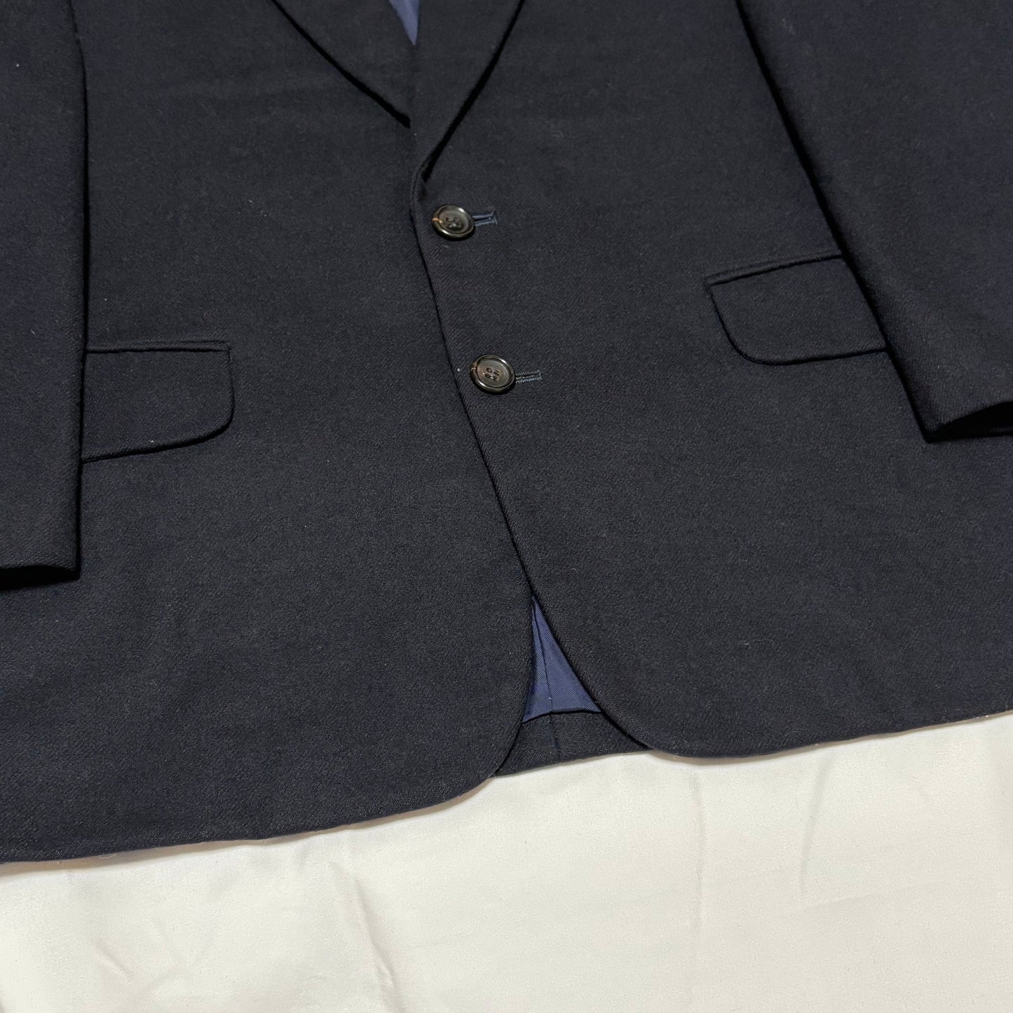 COMME des GARCONS HOMME 80s Navy Wool 2B Jacket Size S
