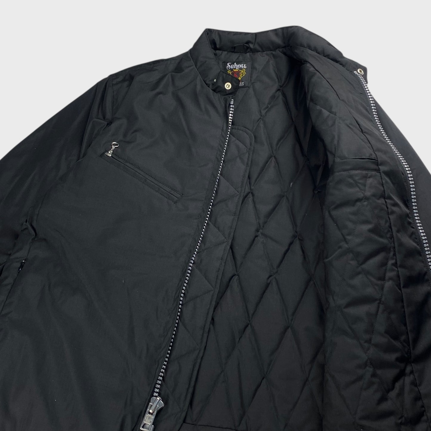 Schott x TAION   M Down Jacket Black Size L