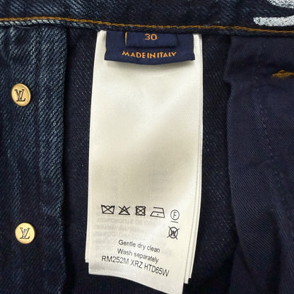 LOUIS VUITTON 25AW NIGO x Pharrell Denim Pants Size 30