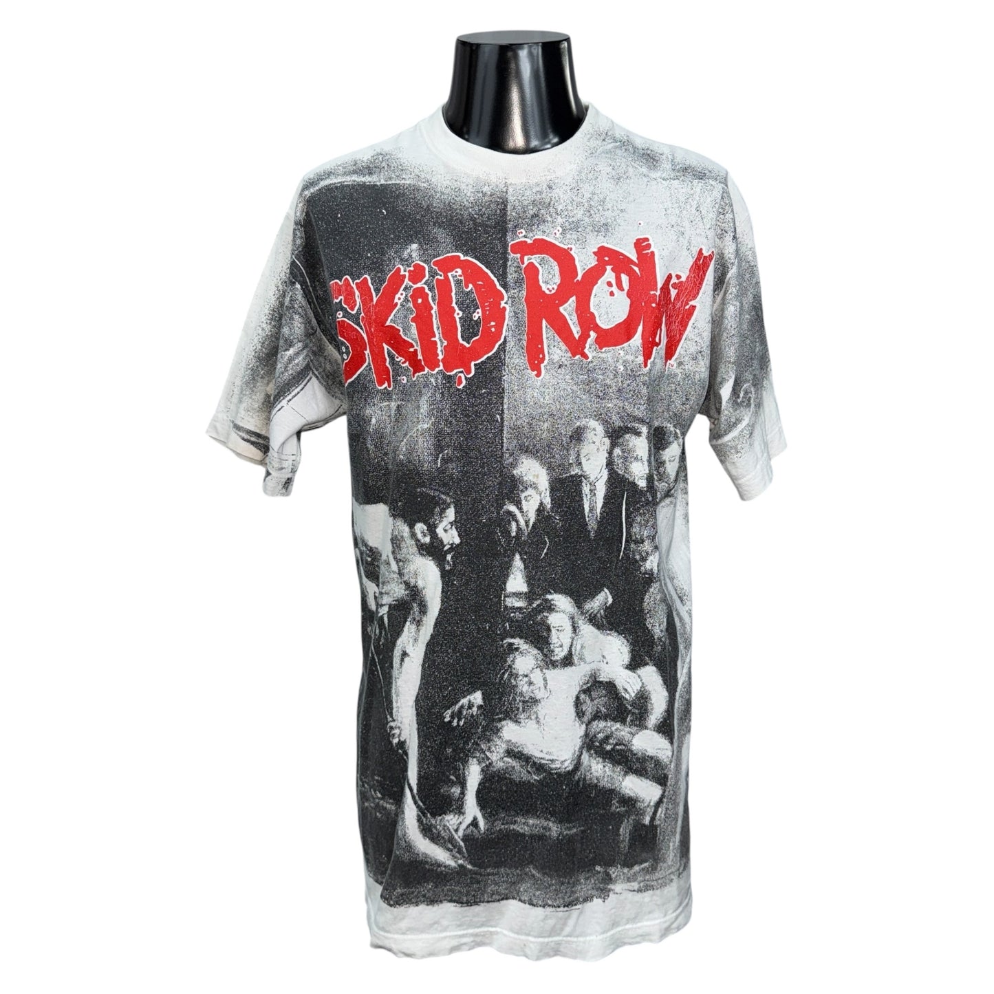 SKID ROW 90s "Slave To The Grind" AOP Vintage T Size XL