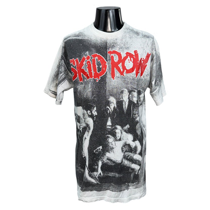 SKID ROW 90s "Slave To The Grind" AOP Vintage T Size XL