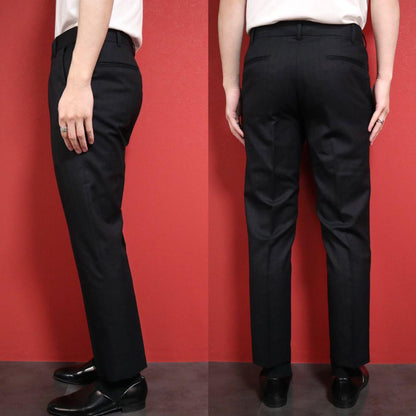 Raf Simons Archive Wool Ankle Tapered Striped Slacks Size 46