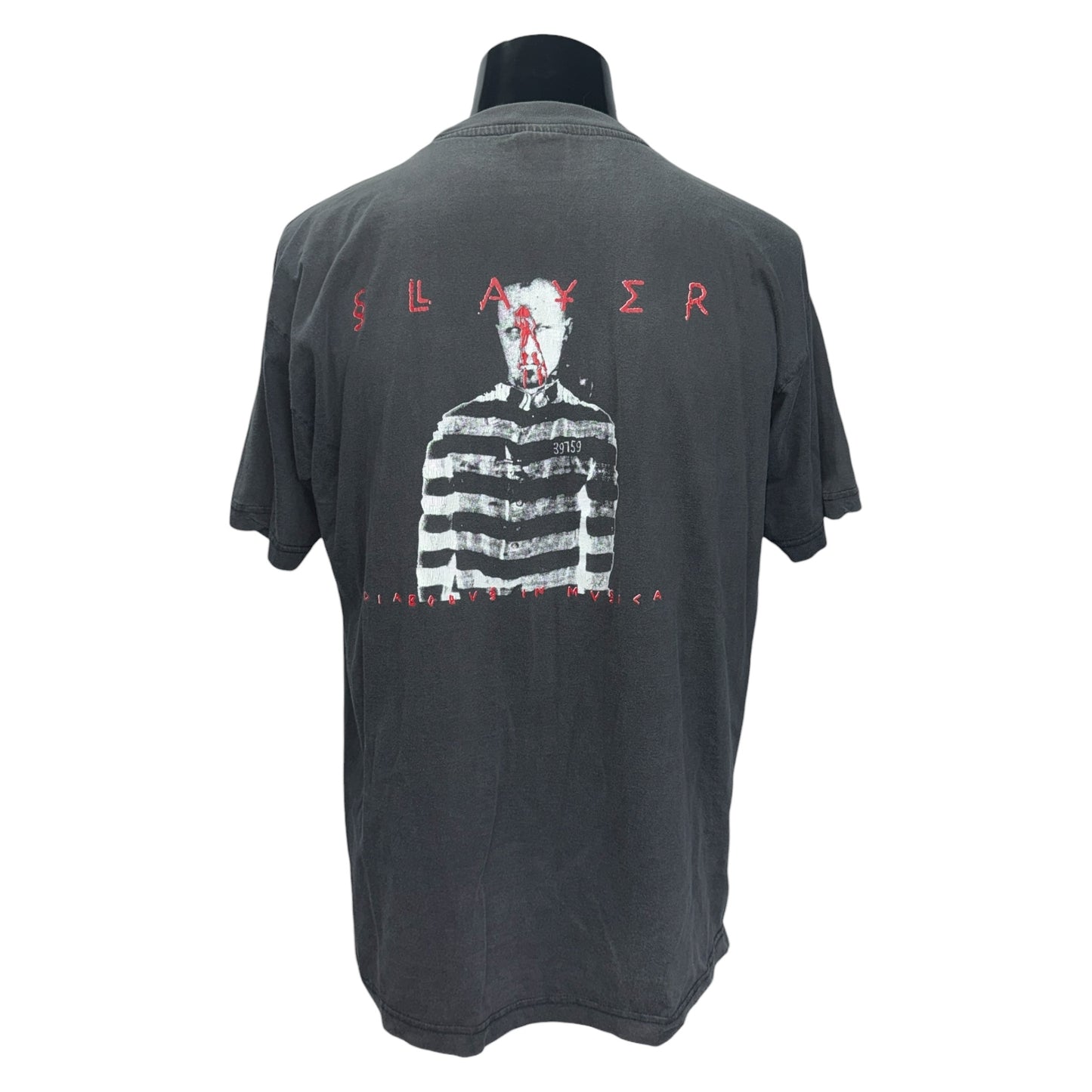 SLAYER 90s Vintage Diabolus in Musica Album Tee Size L