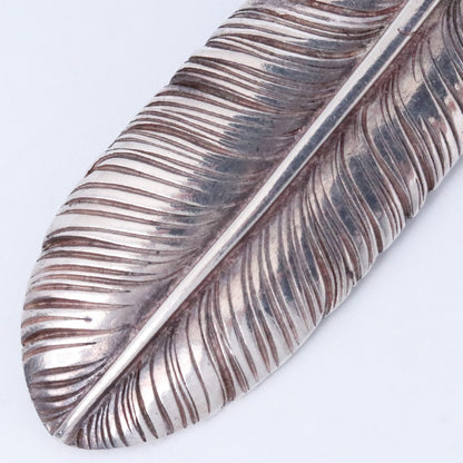 TARO WASHIMI K18 Gold Rope Turquoise Feather Silver L Size L