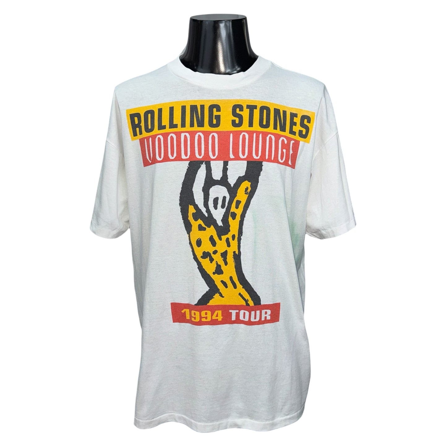 ROLLING STONES 90s "Voodoo Lounge" Tour T-Shirt Size XL