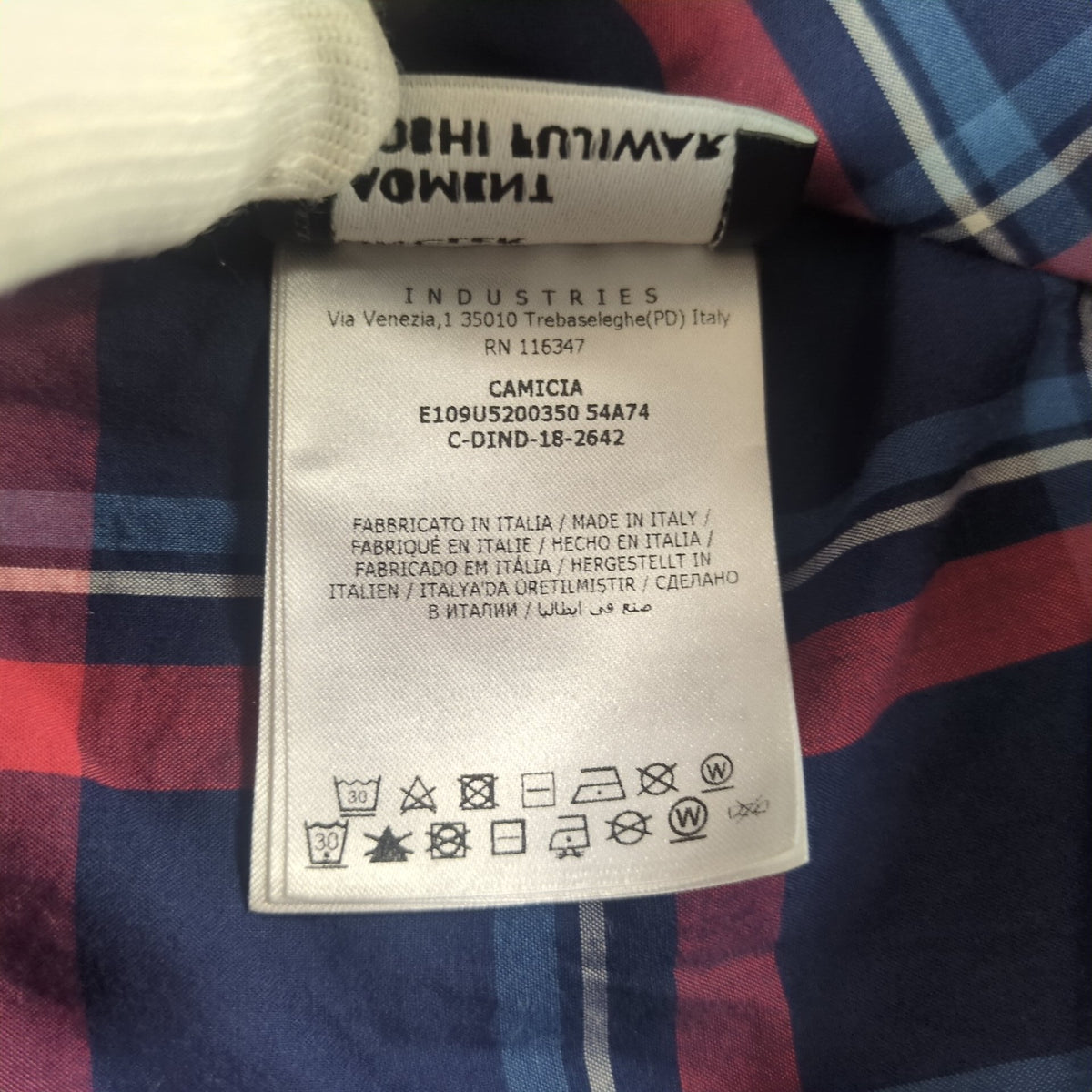 FRAGMENT DESIGN×MONCLER World Tour Check Shirt Size 4