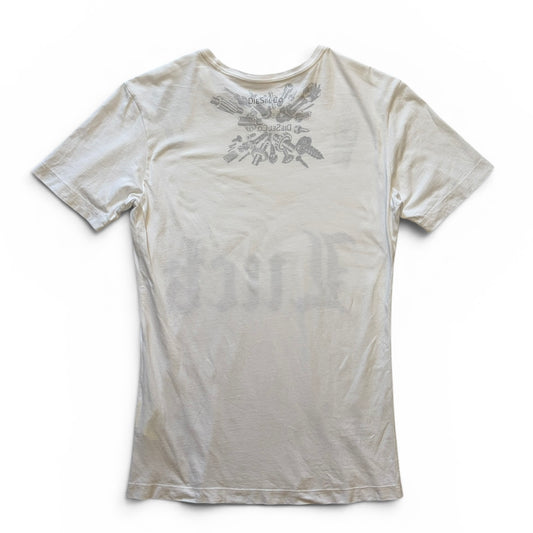 Diesel White T-Shirt Size S