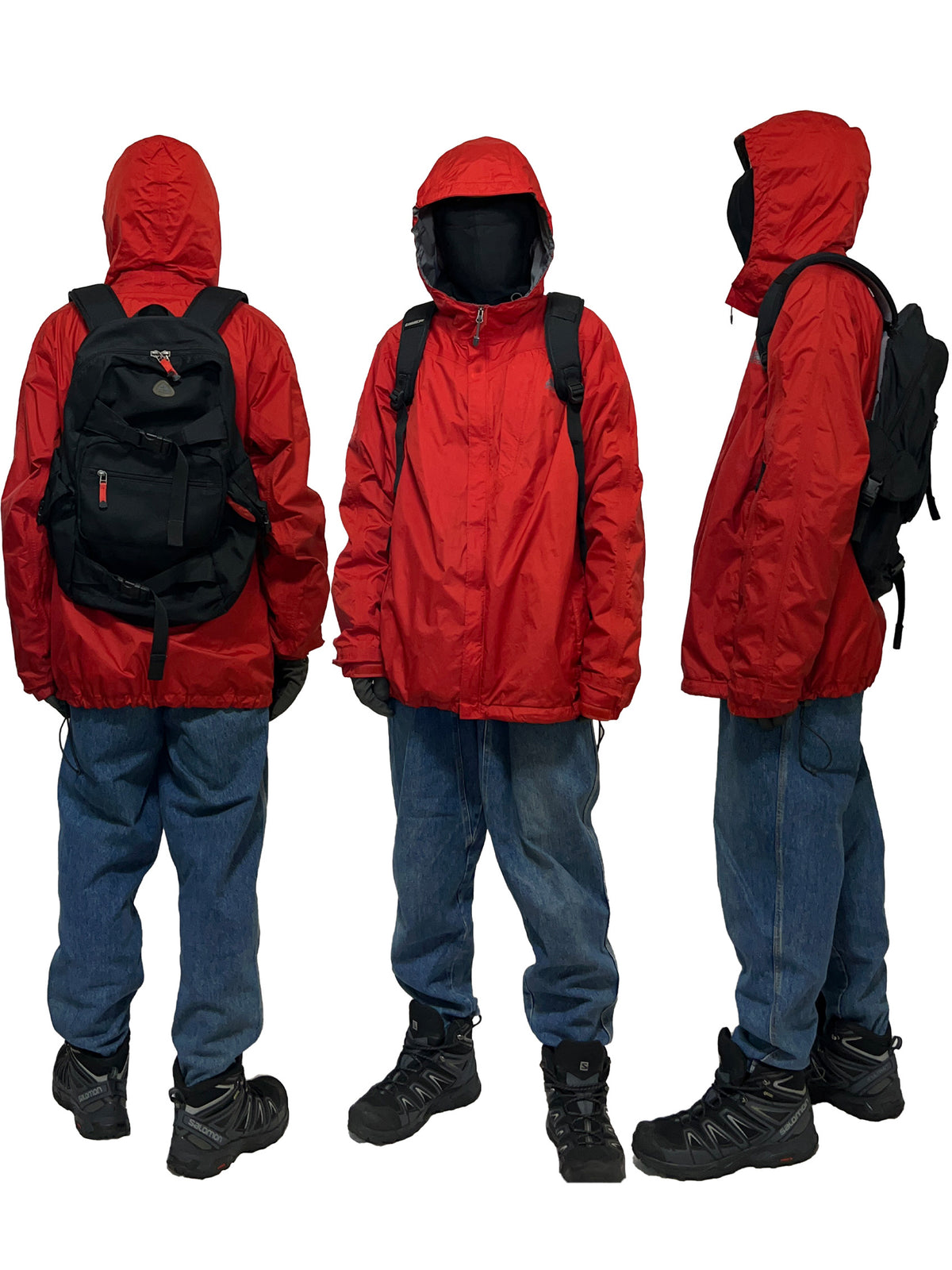 NIKE ACG 2000s Nylon Parka Red Size L