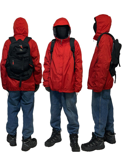 NIKE ACG 2000s Nylon Parka Red Size L