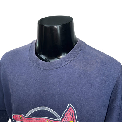ATLANTA BRAVES 90s 1992NL Western Division Champions T-Shirt Size XL