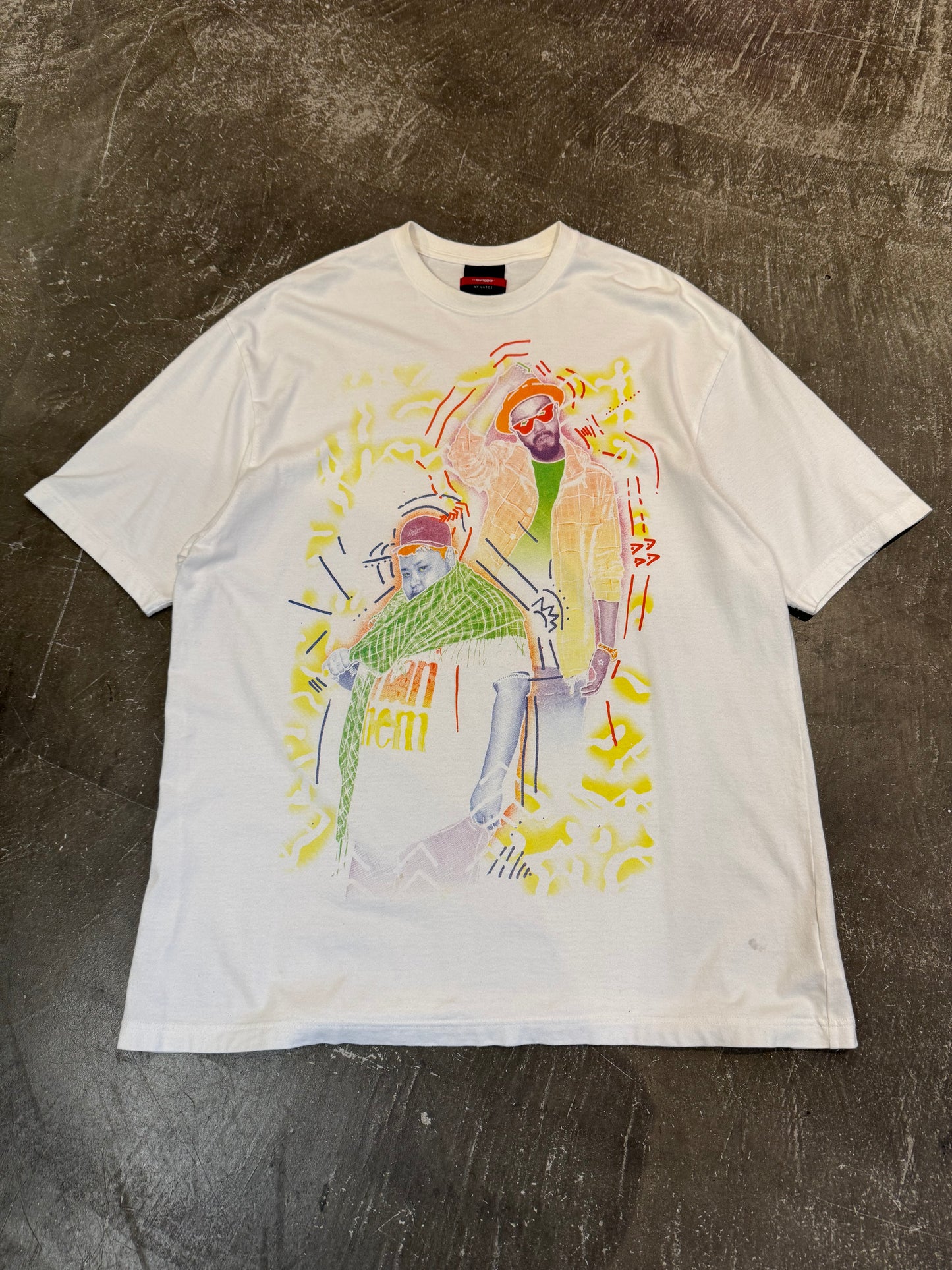 Swagger White Cotton T-Shirt Size XXL