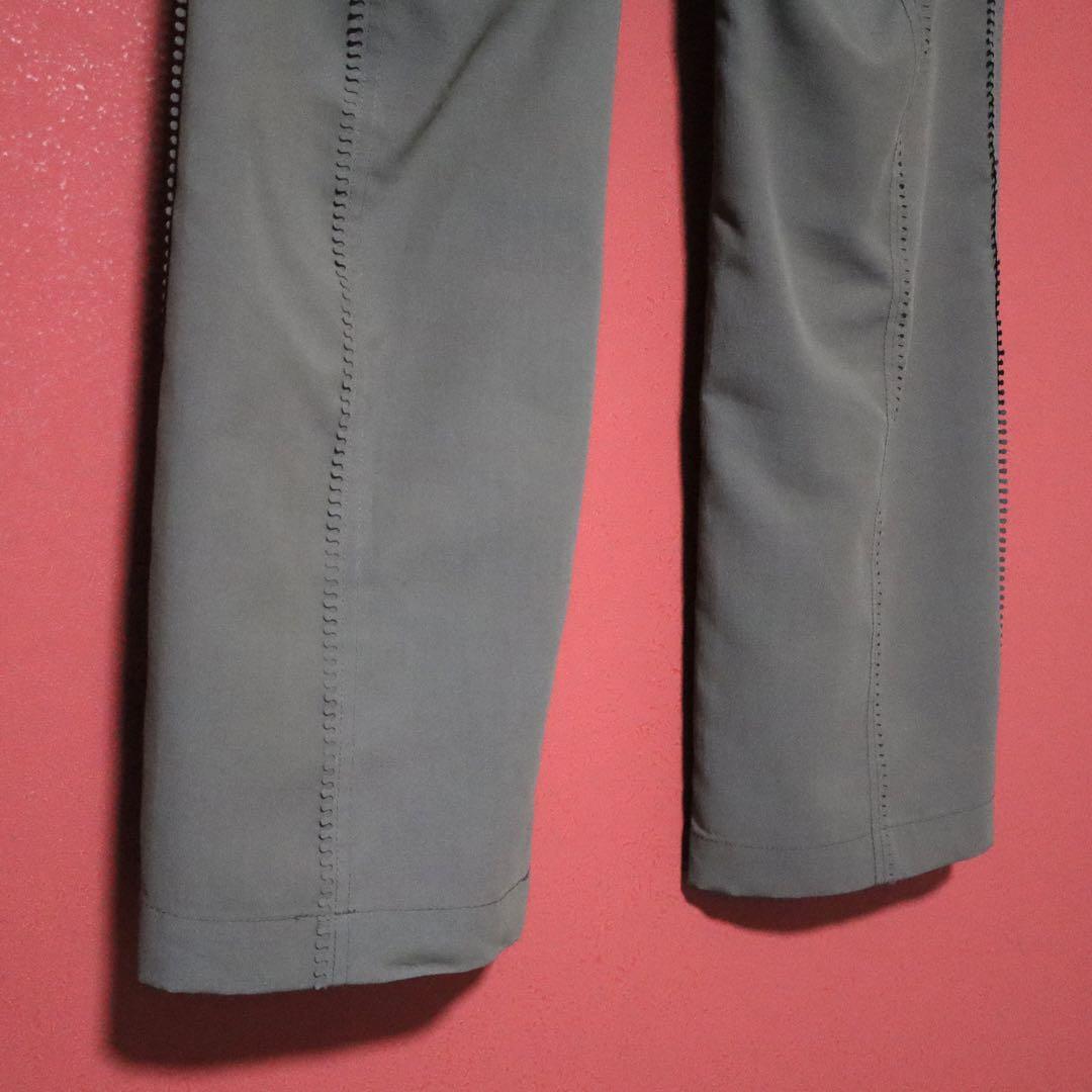 Vintage Pleats Please Green Slit Stitch Pleats Pants Size 1