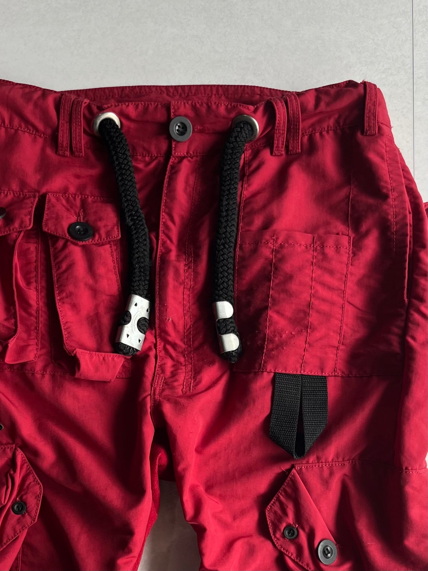 Vintage Red "Blood sweat&tears" Cargo Pants Size 40