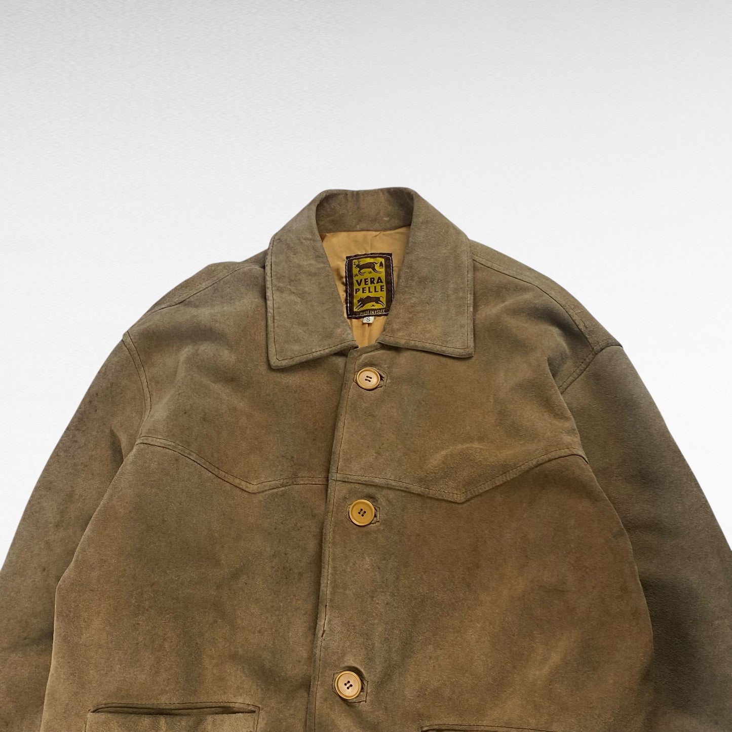Vera Pelle Leather Jacket Brown Size S