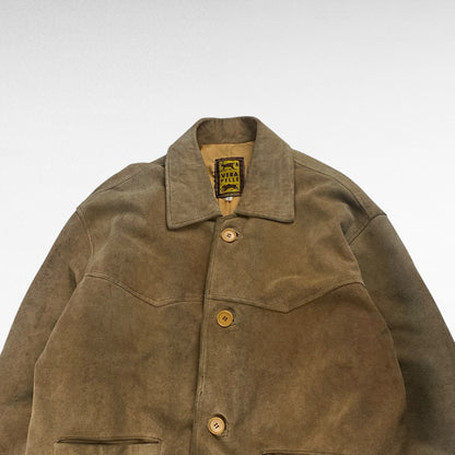 Vera Pelle Leather Jacket Brown Size S