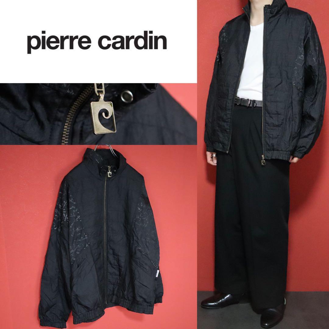 Pierre Cardin Oversized Tonal Pattern Nylon Jacket Size L