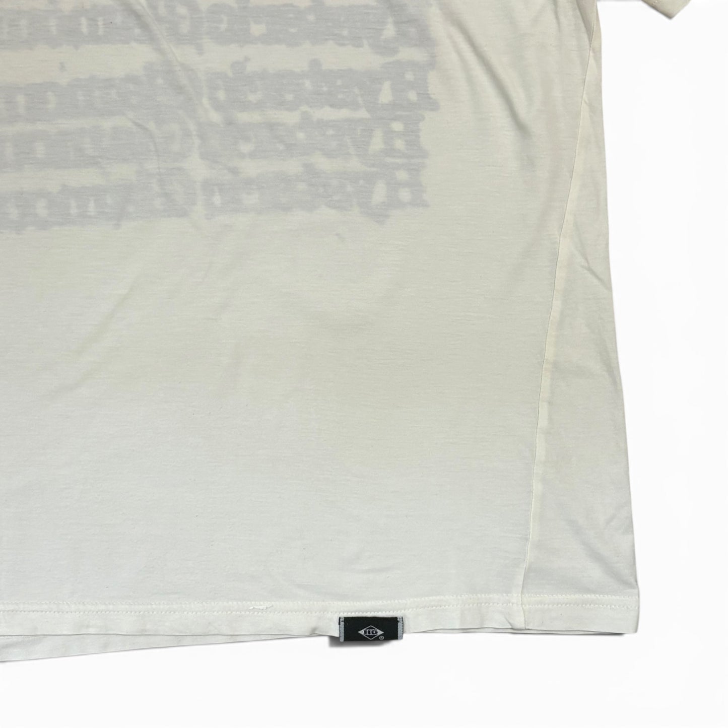 Hysteric Glamour Distorted Logo Y2K T-Shirt Size M