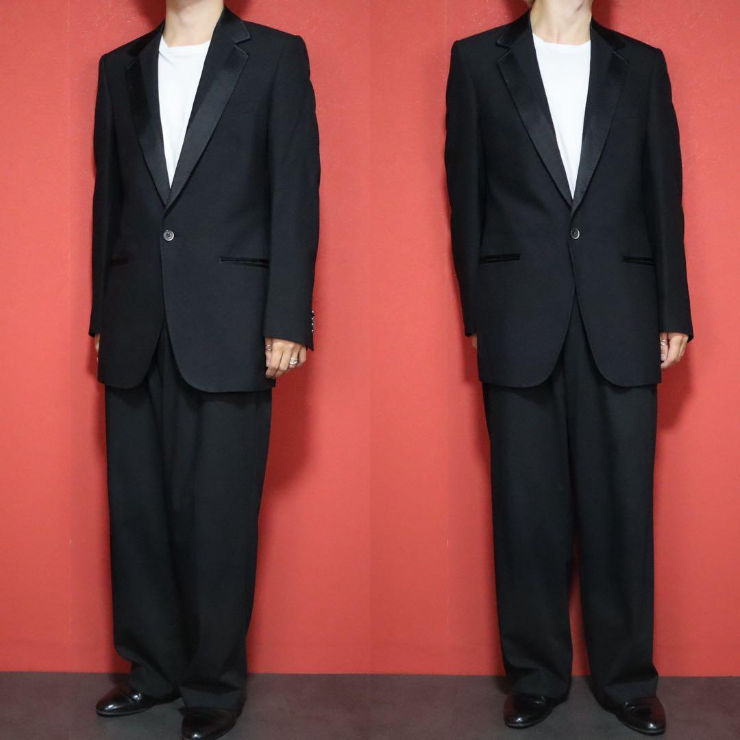 DOLCE & GABBANA 06SS Tuxedo Silk Trim Wool Blazer Size 48