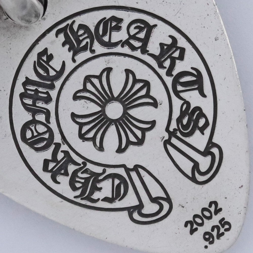 Chrome Hearts Guitar Pick FUCK YOU Pendant Silver Size F