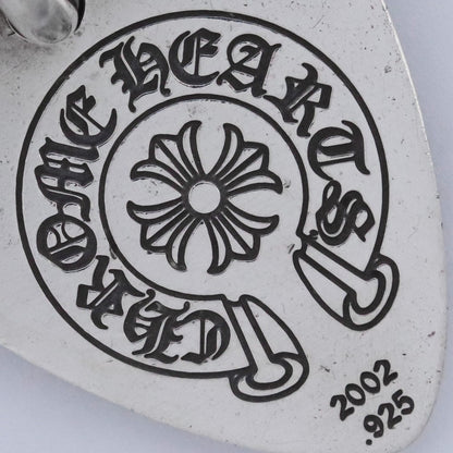 Chrome Hearts Guitar Pick FUCK YOU Pendant Silver Size F