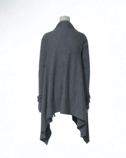 Rick Owens F/W13 PLINTH Merino Wool Drape Cardigan Size 48