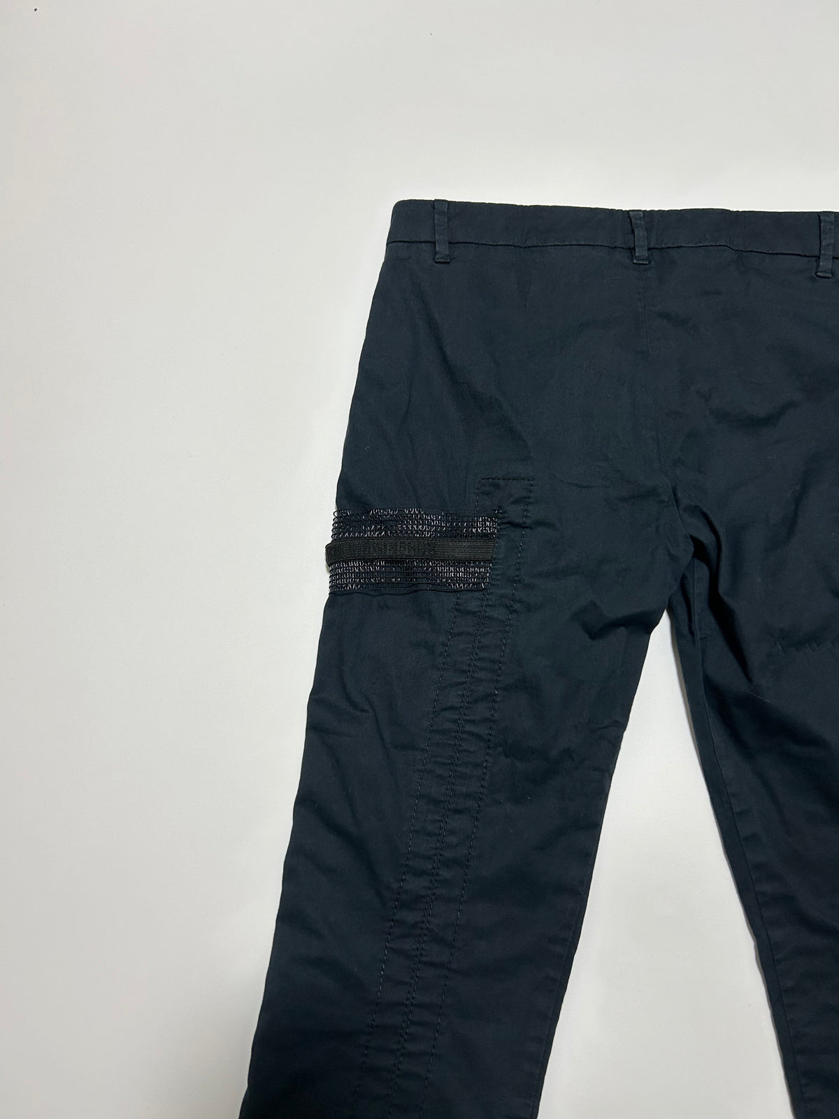 DIRK BIKKEMBERGS 90s Cropped Pants Dark Navy Size 42