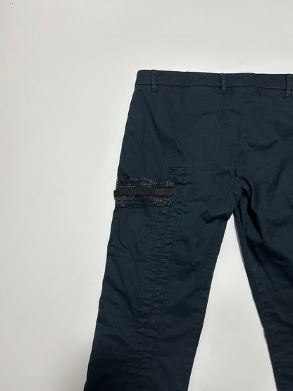 DIRK BIKKEMBERGS 90s Cropped Pants Dark Navy Size 42