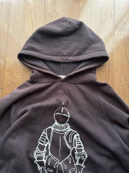 Number (N)ine Number (N)ine Giovani Graphic Brown Hoodie Size L