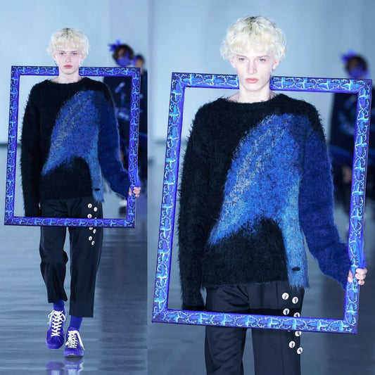 SHINYAKOZUKA 25AW Sir, PENGUIN Alpaca Mohair Knit Size S