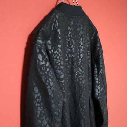 BLACK COMME des GARCONS 21AW Leopard Long Coat Size L