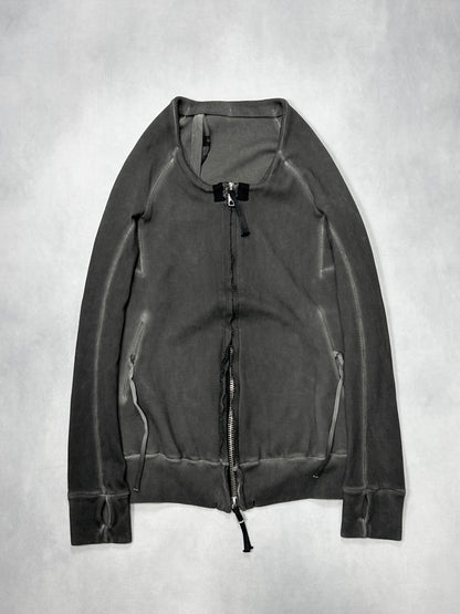 Boris Bidjan Saberi Cold Dyed Zip Sweatshirt (FW11) Size XS