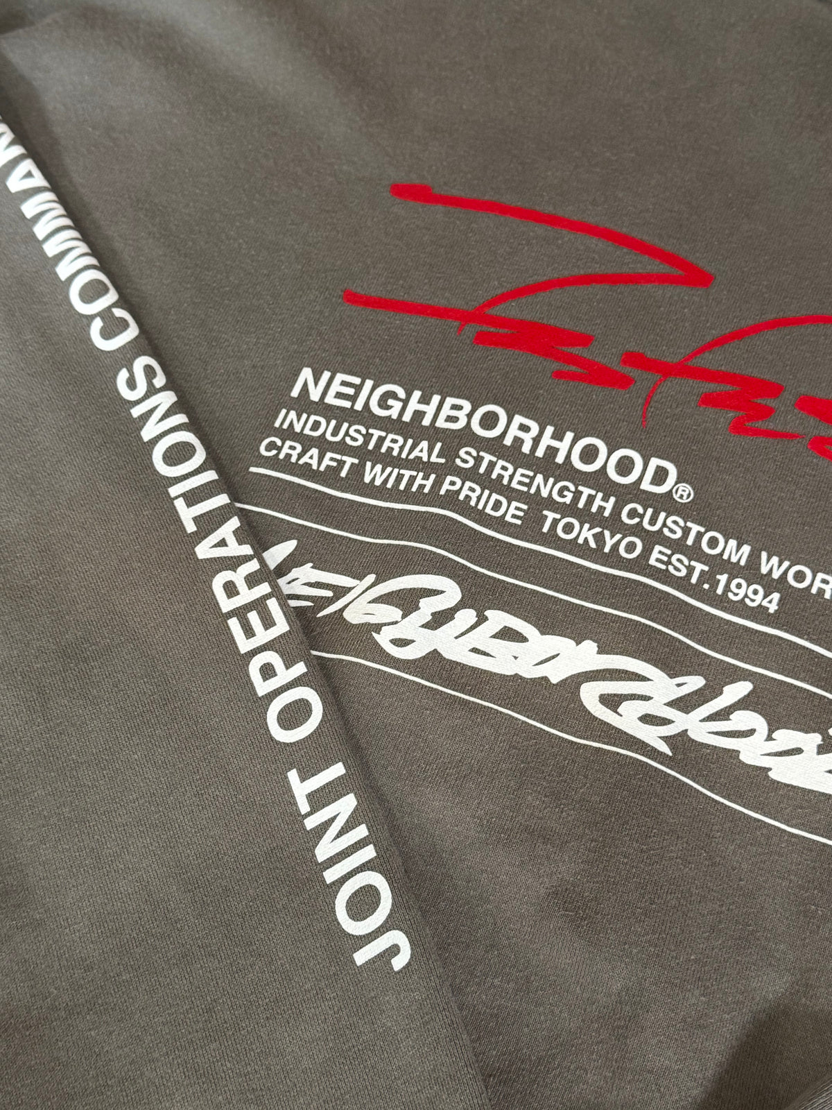 Neighborhood x FUTURA LABORATORIES Hoodie Gray Size XL