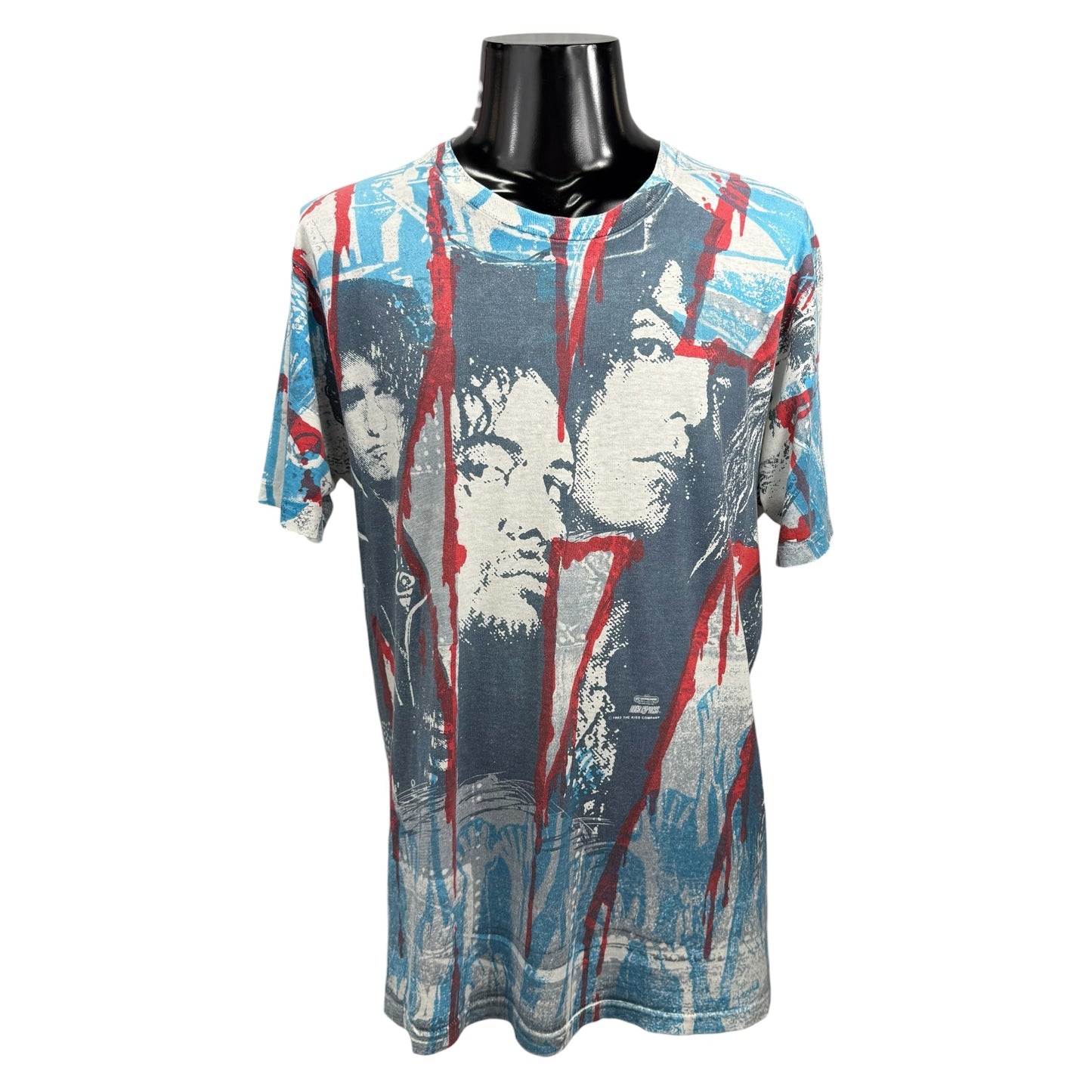 KISS 90s Unholy Revenge All Over Print T-Shirt Size XL