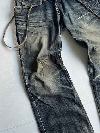 PPFM Gimmick Blue Denim Pants Size S