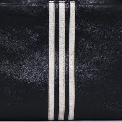BALENCIAGA × ADIDAS North-South Leather Bag Black Size F