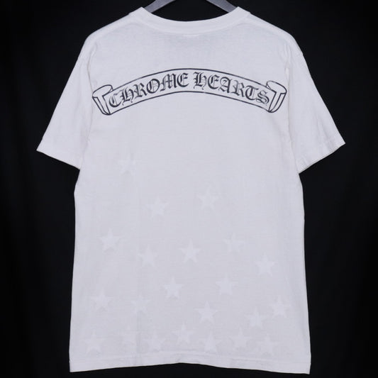 CHROME HEARTS OLD CH T-SHIRT STAR White Size M