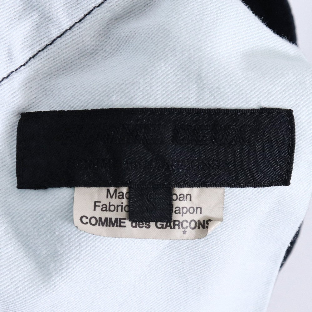 COMME des GARCONS HOMME DEUX Shrunken Poly Pants Navy Size S