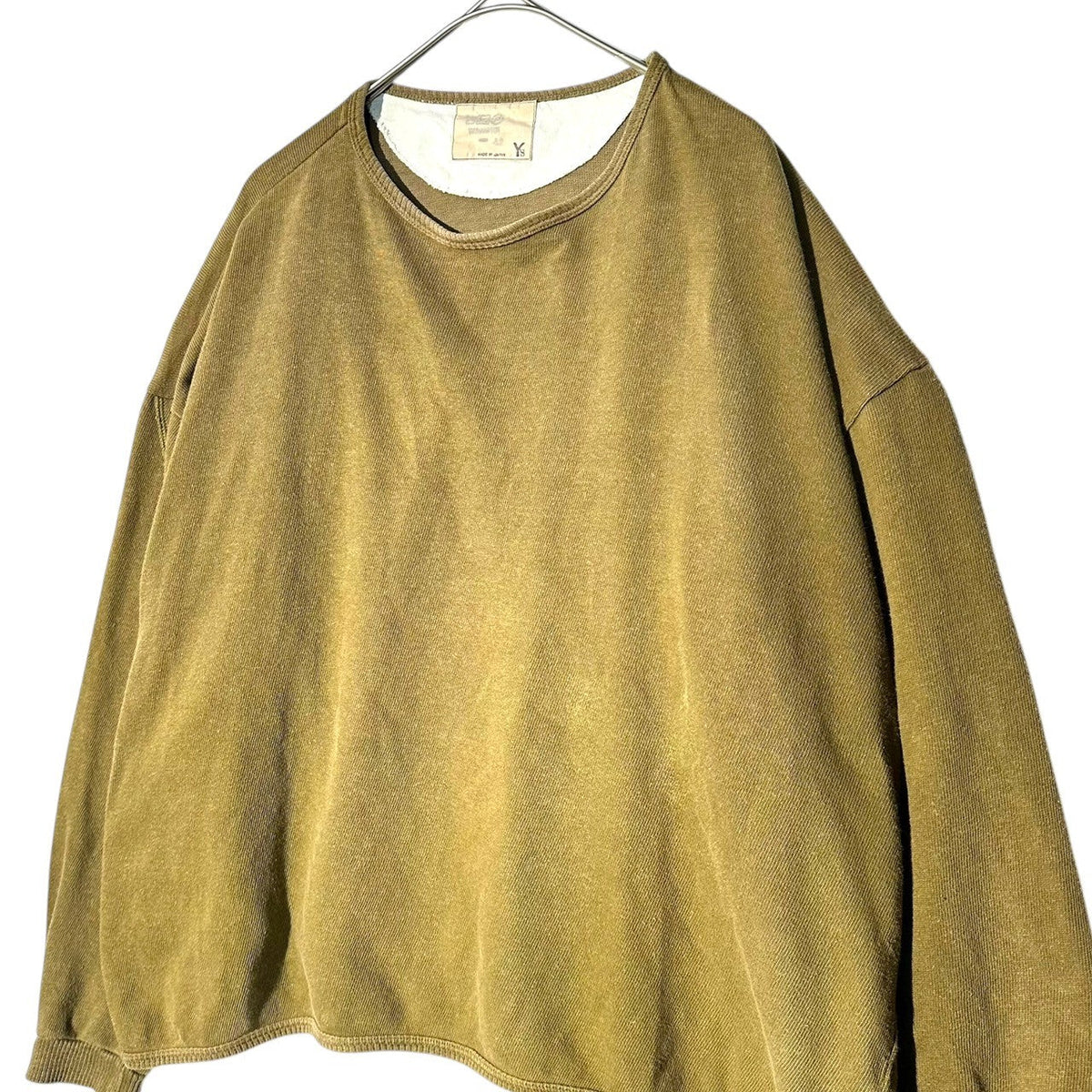 Y's 70s-80s Initial Tag Pique Knit Pullover Size FREE