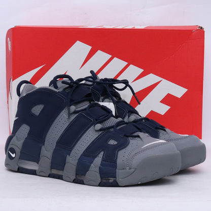 NIKE Air More Uptempo '96 Cool Grey Navy Sneakers Size 29cm