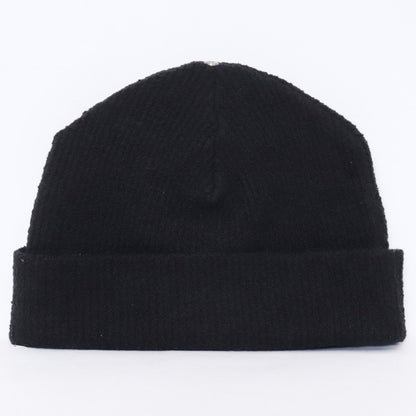 Chrome Hearts BADDA BING Calf Hair Cross Beanie Black Size F