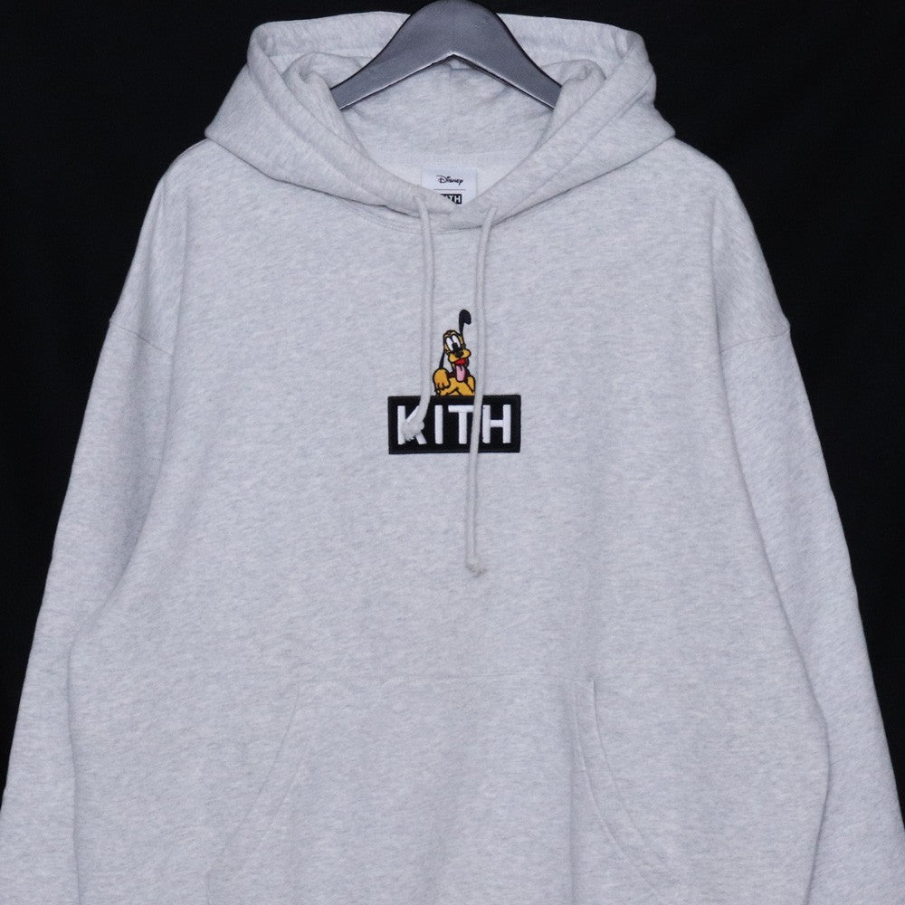 Disney KITH Cyber Monday Pluto Logo Hoodie Gray Size L