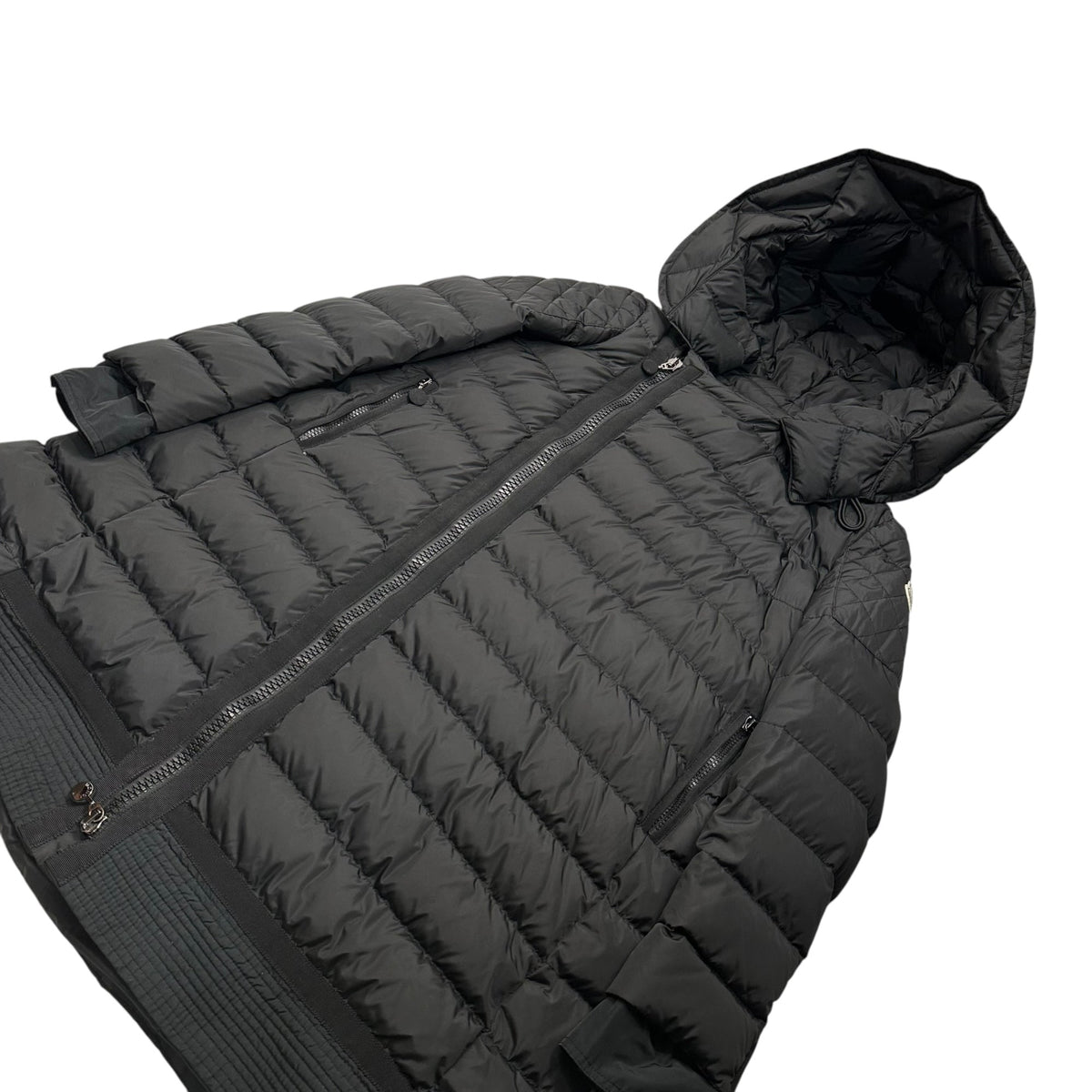 MONCLER GISELE Hooded Quilted Down Coat Size 2