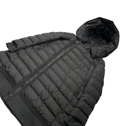 MONCLER GISELE Hooded Quilted Down Coat Size 2