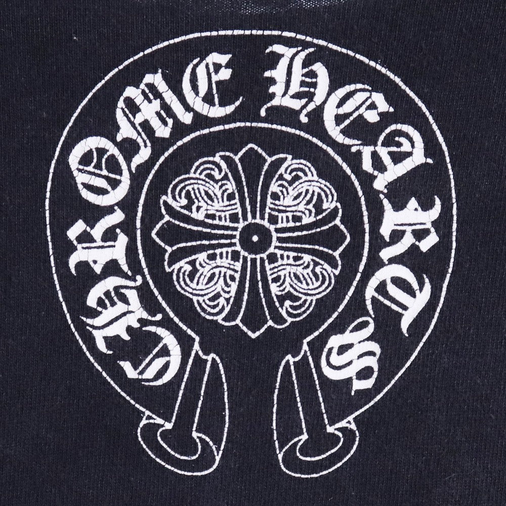 CHROME HEARTS Old Floral Dagger Horseshoe Long Sleeve T-Shirt Size S