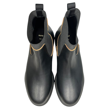 sacai Platform Side Gore Chelsea Boots Black Size EU 39