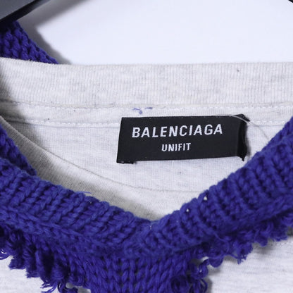 BALENCIAGA 21AW Political Campaign Hoodie Blue Size S
