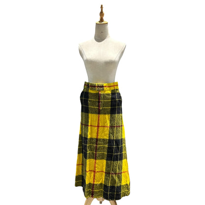 COMME des GARCONS 00AW Tartan Check Skirt Multi Size S