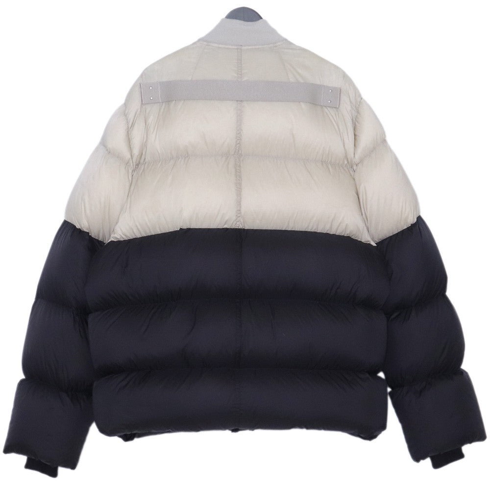 RICK OWENS 21AW Flight Down Jacket Beige/Black Size 46