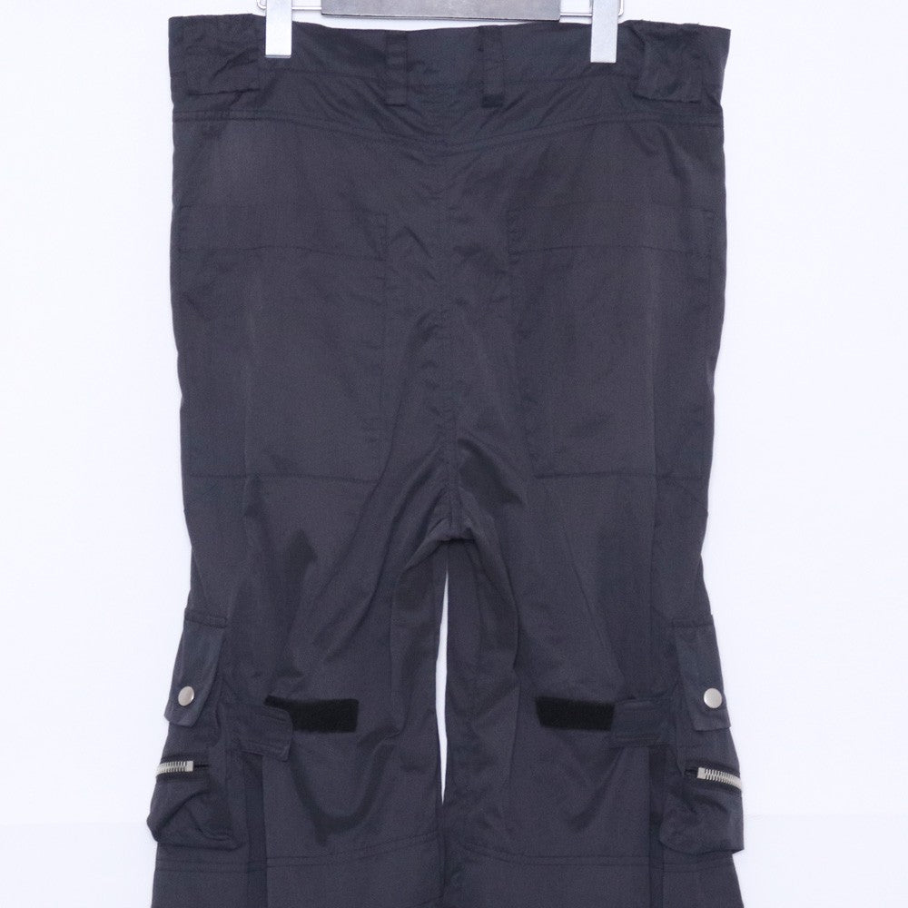 A.F ARTEFACT 25SS Nylon Baggy Cargo Pants Black Size 1