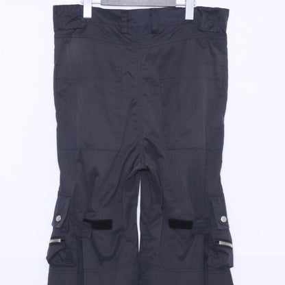A.F ARTEFACT 25SS Nylon Baggy Cargo Pants Black Size 1